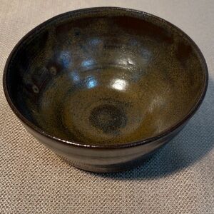 New Hand Crafted Brown Pottery Bowl